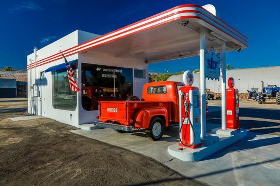 Vintage Gas Station